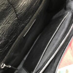 Saint Laurent Niki Medium Shiny Waxy Quilted Shoulder Bag 498894 Black